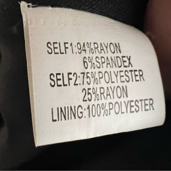 Kay Unger Neck tie Midi Black & White pencil Dress Size 8 women (one-piece) - Picture 16 of 16